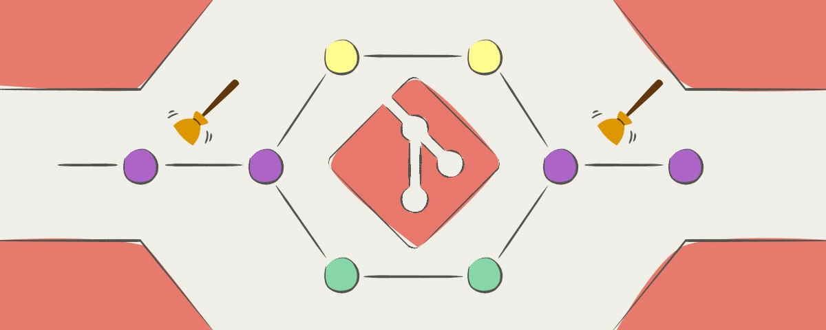 Illustration du nettoyage de l'historique d'un repository Git