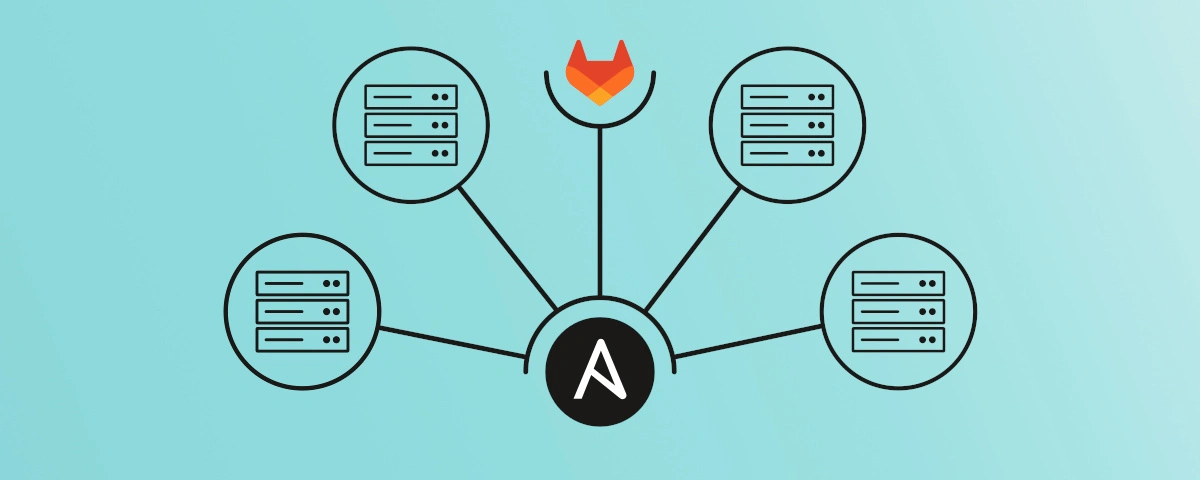 Illustration d'Ansible en train de déployer des artefacts Maven sur des serveurs Linux.