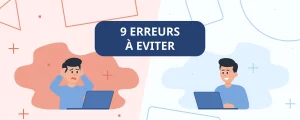 Comparaison entre un développeur frustré face à un code confus et un développeur serein devant une structure organisée et validée.